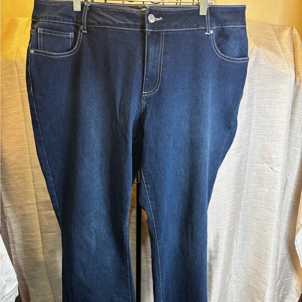 Dark Blue Denim Jeans